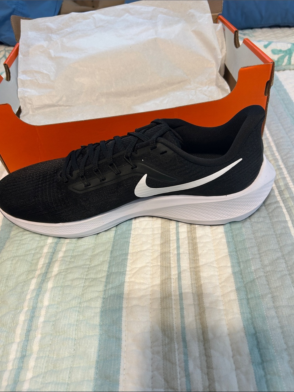 Nike Men’s Black and White Running Sneakers